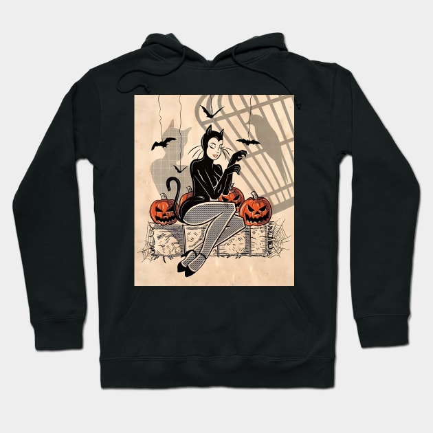 Vintage Halloween Hoodie by Penny Lane Designs Co.